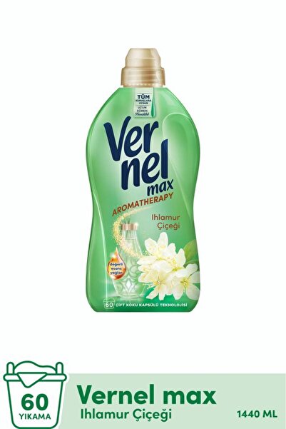 Vernel Max Konsantre Çamaşır Yumuşatıcısı 1440 ML 4'Lü SET
