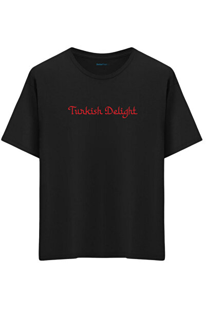 BetterThanCo Turkish Delight Printed Crew Neck Oversized T-Shirt