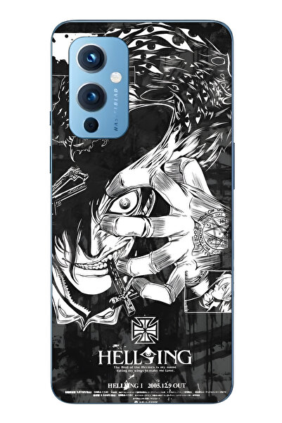 FLAMENKO حافظة هاتف شفافة متوافقة مع One Plus 9 Anime منقوش