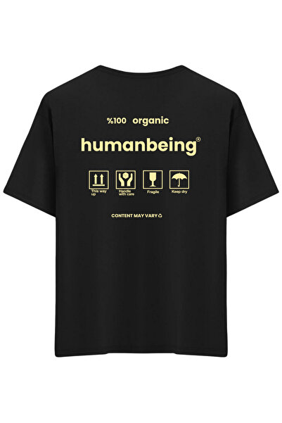 BetterThanCo Humanbeing Printed Crew Neck Oversized T-Shirt