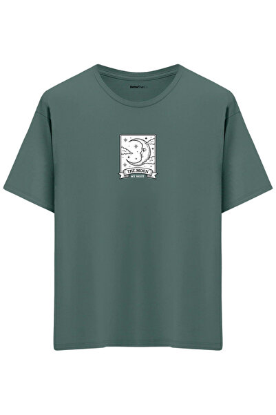 BetterThanCo Noaptea mea cu imprimeu guler rotund supradimensionat tricou