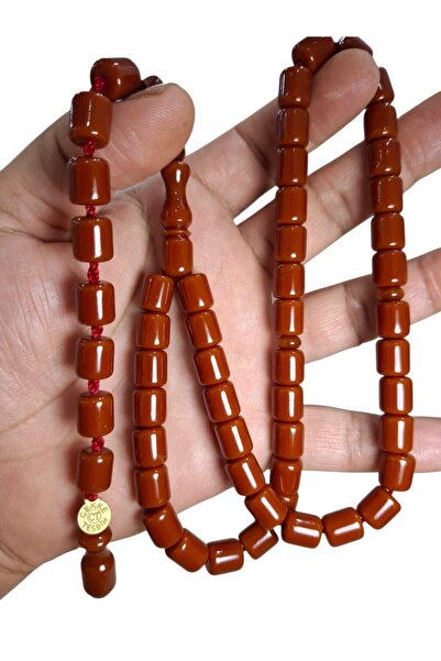 Cekke Tesbih Original Squeeze Amber 9*11 mm 45 Habbe Prayer Beads Suitable fo...