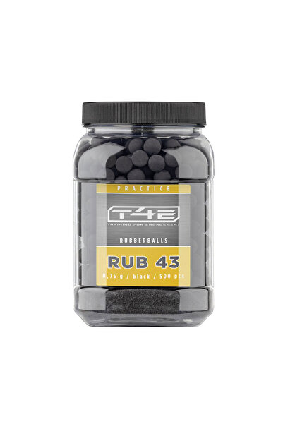 UMAREX WALTHER Bile de cauciuc T4E RB 43, cal. .43, 500 bucati