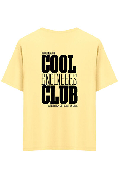 BetterThanCo Cool Engineers Club με τύπωμα Μπλουζάκι με λαιμόκοψη ποδηλάτου o...