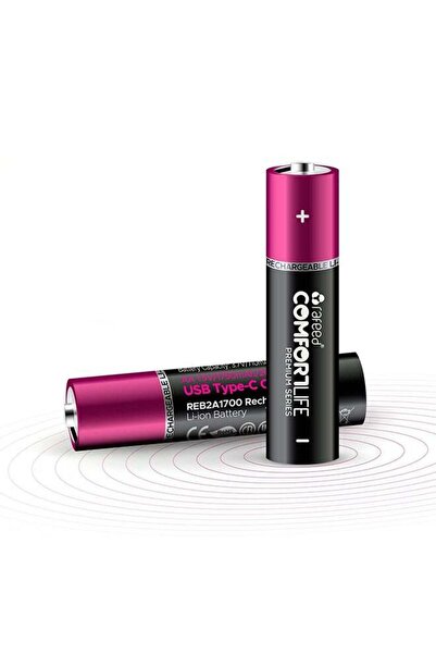 RAFEED AA Rechargeable Batteries 4 PCS Multicolor