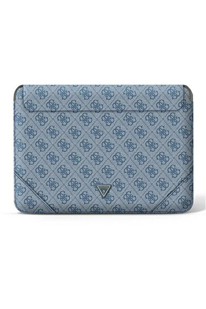 Guess Sleeve GUCS14P4TB 13/14" blue/blue 4G Uptown Triangle logo