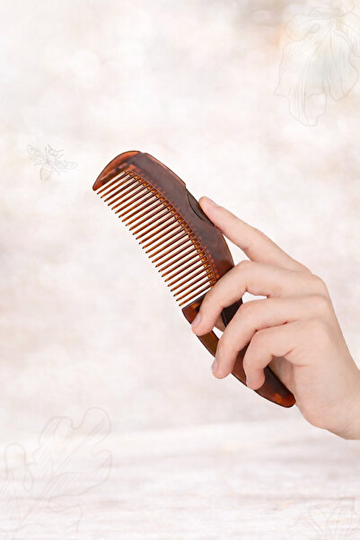 AYMETA Kepek Arındırıcı Anti-Statik Masaj Tarağı Butonlu Temizleme Özellikli ...