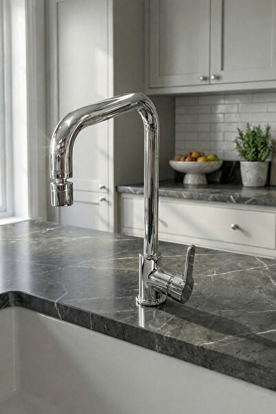 ÇİTAŞ Polisu Kristal Eviye Bataryası - 360 Derece Oynar Başlık - Kolay Montaj...