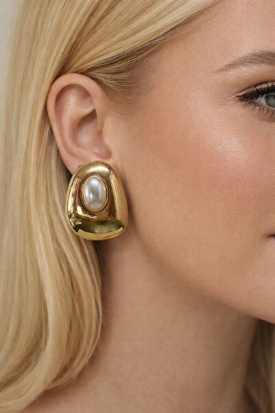 MatmazelLavinya Detailed vintage gold earrings
