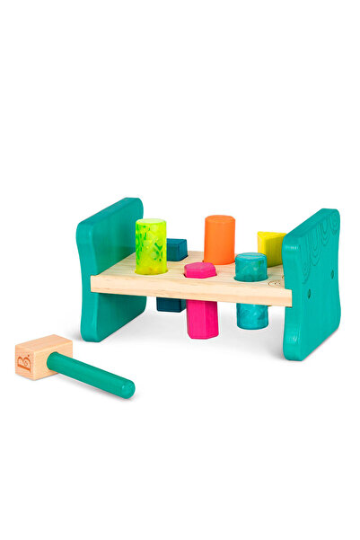 Noname Battat wooden sorter toy with hammer Bum&minus;Bum