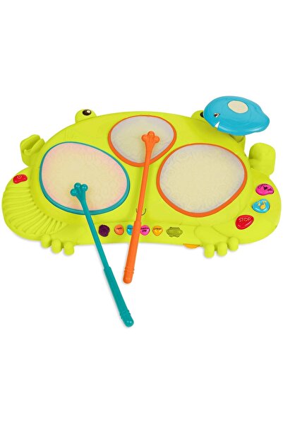 BATTAT Jucarie muzicala Battat, set de tobe Drum S2 cu lumina si sunet...