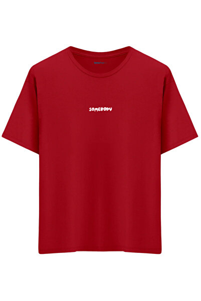 BetterThanCo Cineva cu imprimeu guler rotund supradimensionat tricou