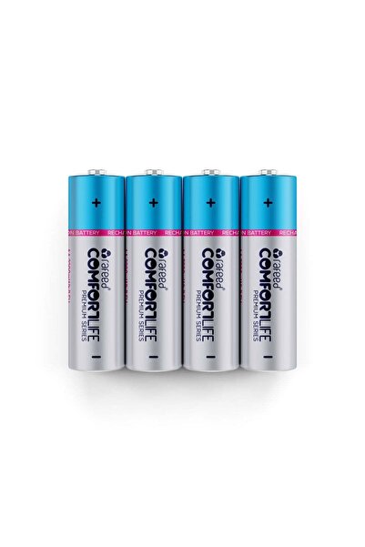 RAFEED AA Rechargeable batteries set/4, lithium-ion, Type-C charging
