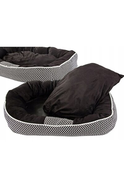 OEM Pat moale pentru câini, 70cm x 55cm, confortabil și pufos, cu pernă