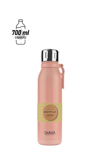 SHAHA Stainless Steel Vacuum Bottle 700ML Pink
