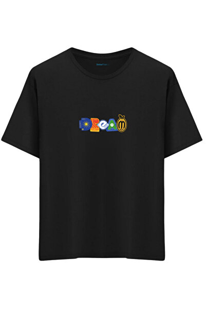 BetterThanCo Dream Printed Crew Neck Oversized T-Shirt