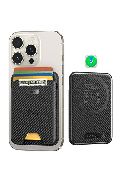 ESR Phone Wallet with Desk Stand Function - (2K64403) - Black Carbon Fiber