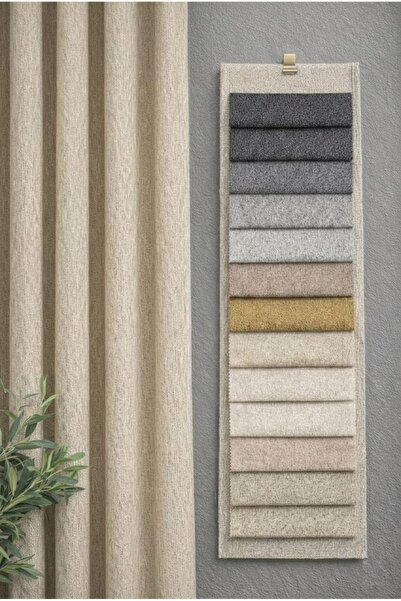 Belvedere Boutique Style Textured Drapery Curtain Closely Pleated