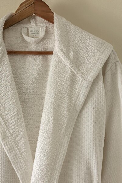 Semecca Waffle Unisex Cotton Pcs Piqué Bathrobes