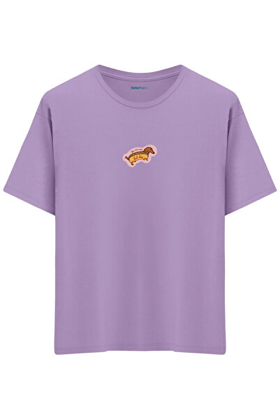 BetterThanCo Μπλουζάκι Hot Dog με τύπωμα Crew Neck oversized