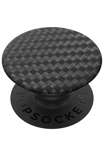 Popsockets Βάση Στήριξης Τηλεφώνου - PopGrip - Υφαντό Ανθρακονήματος