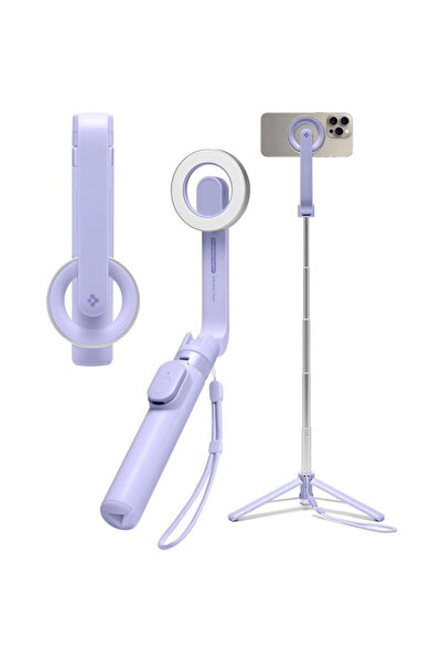 Spigen Stick selfie cu trepied MagSafe, lavandă