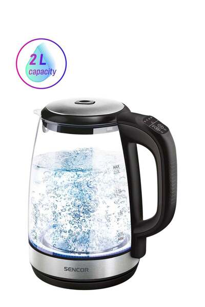 Sencor Electric Kettle 2 L 2200 W SWK-2080BK Silver/Black