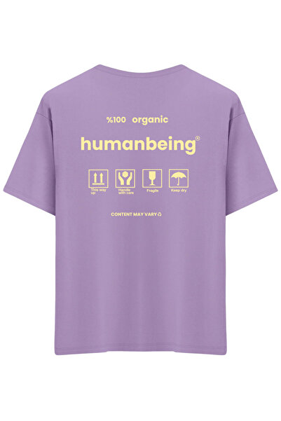 BetterThanCo Μπλουζάκι Humanbeing με τύπωμα Crew Neck oversized