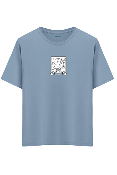 BetterThanCo Μπλουζάκι My Night με τύπωμα Crew Neck oversized