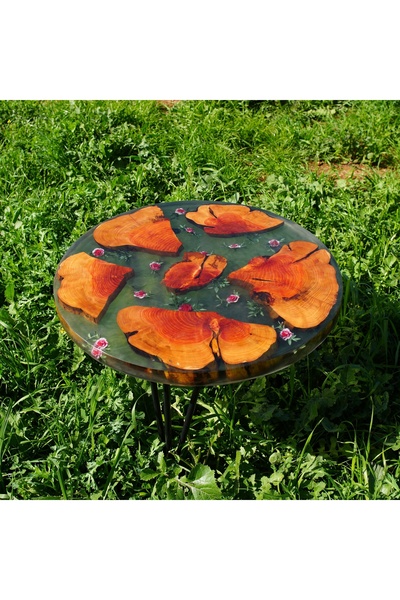 HACIFAKIOĞLU Epoksi sehpa ardıç