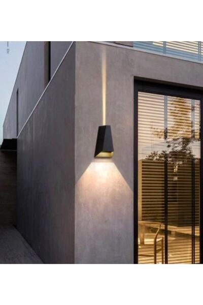 Pa Petra Aydınlatma Modern LED Duvar Apliği 6W 3000K Gün Işığı Siyah | Endire...