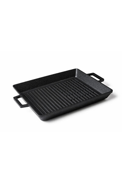 KENCOOKWARE Skadi Cast Iron Grill Pan - Sealing and Granite