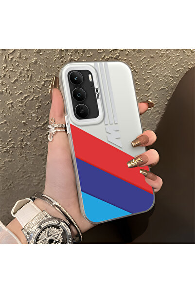 Hontinga حافظة Realme C75 متوافقة مع حافة السيليكون الصلبة ومضادة للسقوط BMW ...