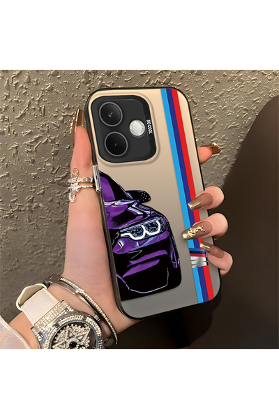 Hontinga حافظة هاتف OPPO A5 Pro 5G متوافقة مع BMW منقوش مصنوعة من السيليكون و...