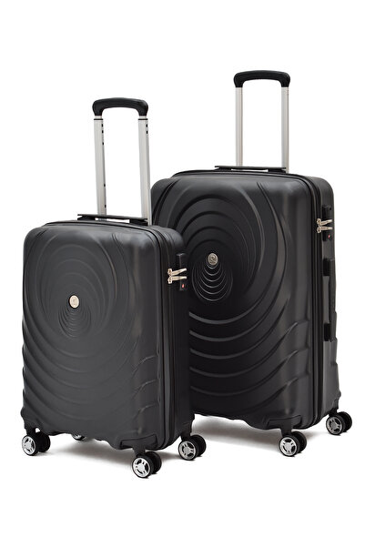 Pierre Cardin 2’li Valiz Seti Sessiz Tekerlekli Hafif Dayanıklı Orta + Kabin ...