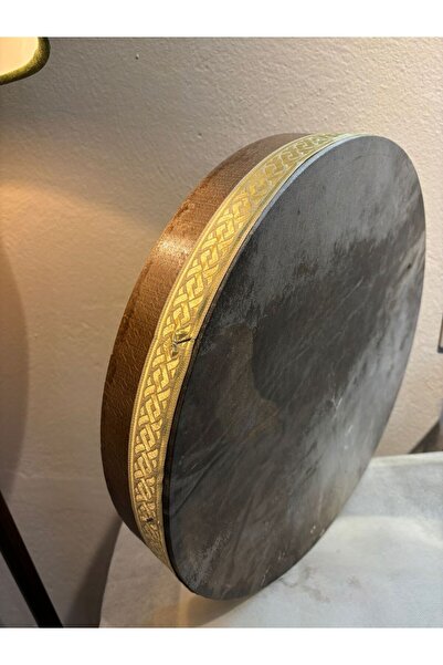 Sama İLAHİ DEFİ,KEÇİ DERİSİ,42 CM,İÇTEN ZİLLİ,KIIFLI.