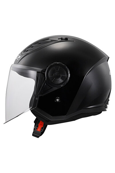 LS2 AİRFLOW 2 PARLAK SİYAH AÇIK KASK