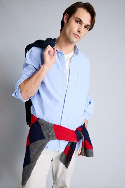 DeFacto 100% Cotton Basic Shirt A8028Ax26Sp