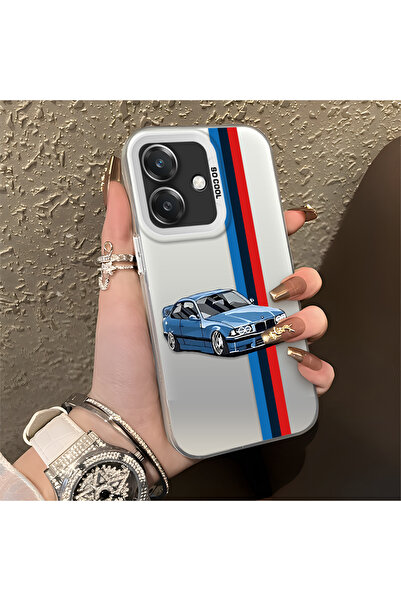 Hontinga حافظة هاتف OPPO A3 5G متوافقة مع حافة السيليكون الصلبة ومضادة للسقوط...