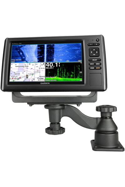 ram mounts Kit de montare RAM MOUNT pentru ecosondor pe suprafață plană RAM-1...