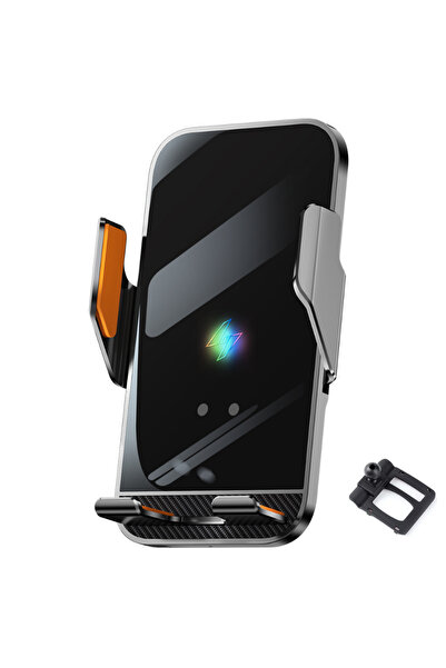 VELTROVA Suport telefon cu incarcare wireless 15W, prindere dedicata pentru B...