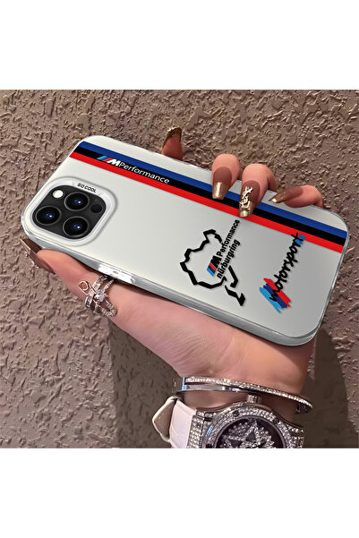 CHICASELUX iPhone 12 Pro Max ile Uyumlu Silikon Kenar Sert Arka Anti Düşme Te...