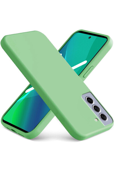 OEM Husa Silicon Soft Touch, Microfibra, Protectie Camere, pentru Galaxy S22 ...