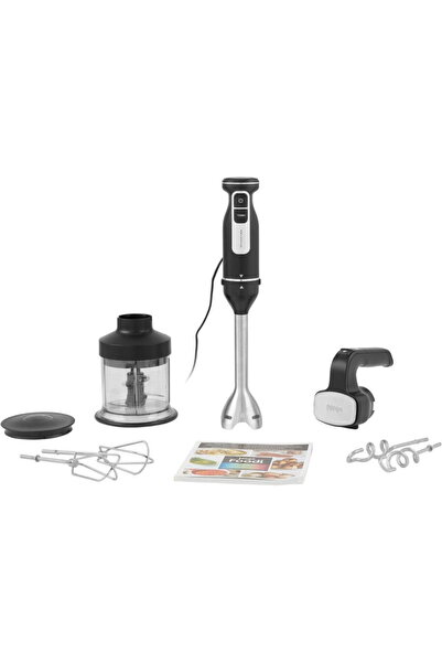 NINJA Foodi 3in1 CI100EU, 0.7l, 850W, 5 trepte viteza, Negru/Argintiu