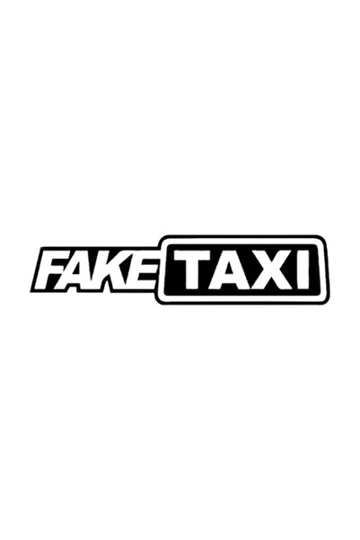 Universal Autocolant auto „Taxi fals”, 15 cm, negru