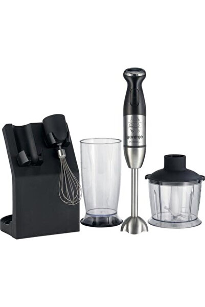 Gorenje HBC807QB 0.5 L Blender mana 800 W 1 viteza Negru/Argintiu