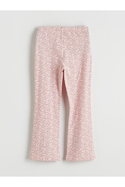 LC Waikiki Patterned Girls' Flared Leggings
