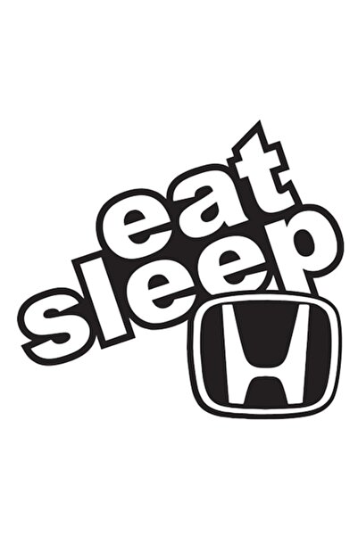 OEM Car Sticker 'Eat, sleep Honda'