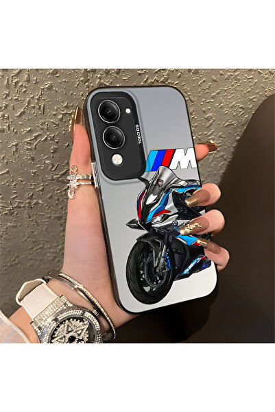 Hontinga حافظة هاتف Vivo Y29S متوافقة مع حافة السيليكون الصلبة ومضادة للسقوط ...