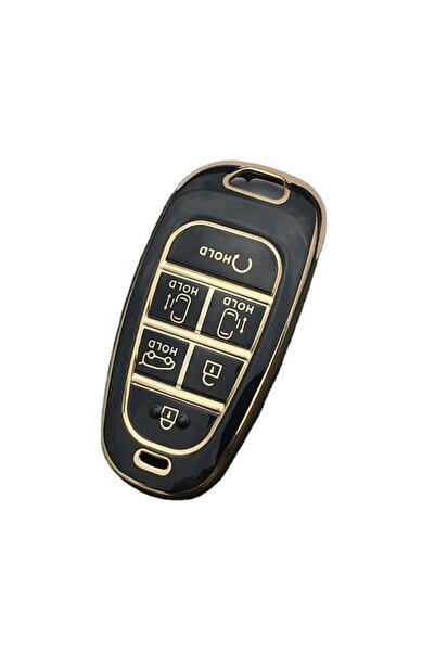 Hyundai Glossy TPU Key Case for Santa Fe Tucson 2020 2021 2022 NEXO NX4 Solar...
